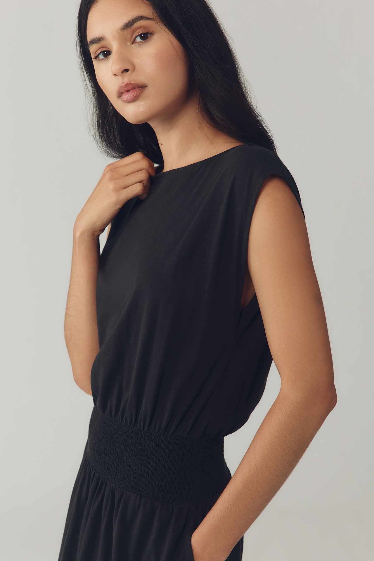 Nation Los Angeles Evonne Sleeveless Midi Dress