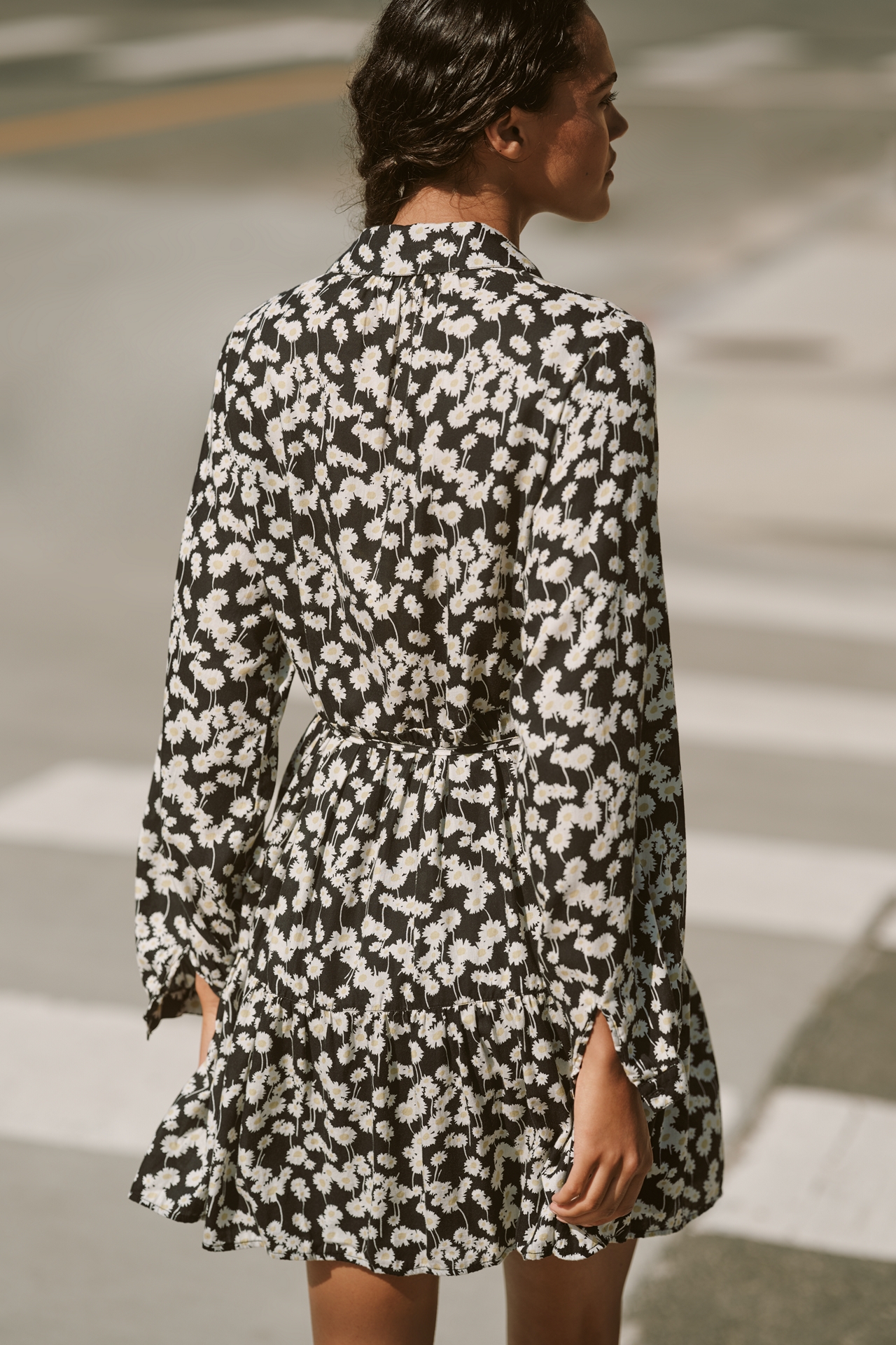 Nation Los Angeles Sabreena Long-Sleeve Mini Dress