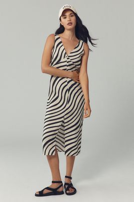 Nation Los Angeles Kimora Sleeveless V-Neck Midi Dress