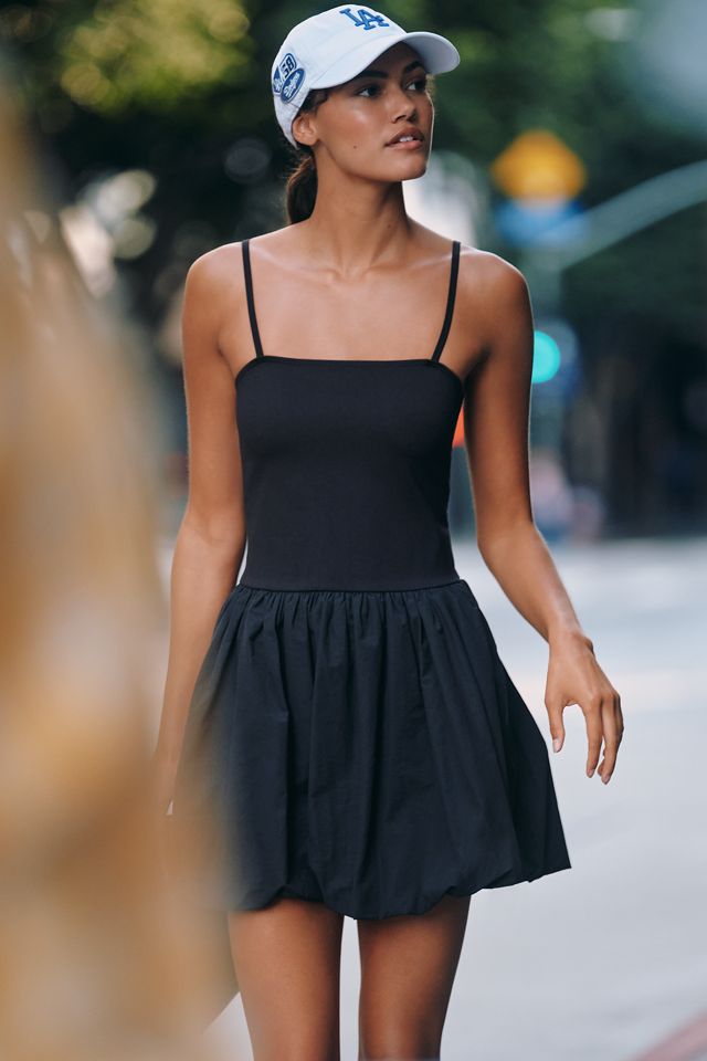 Daily Practice Bubble Twofer Mini Dress #1