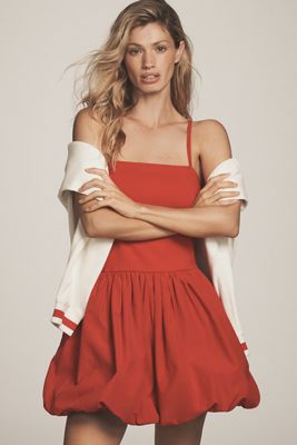 Daily Practice Bubble Twofer Mini Dress