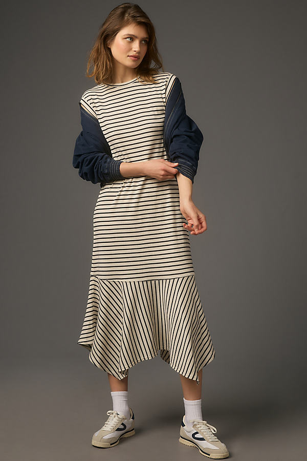 Daily Practice by Anthropologie Cap-Sleeve Cutout Maxi Dress