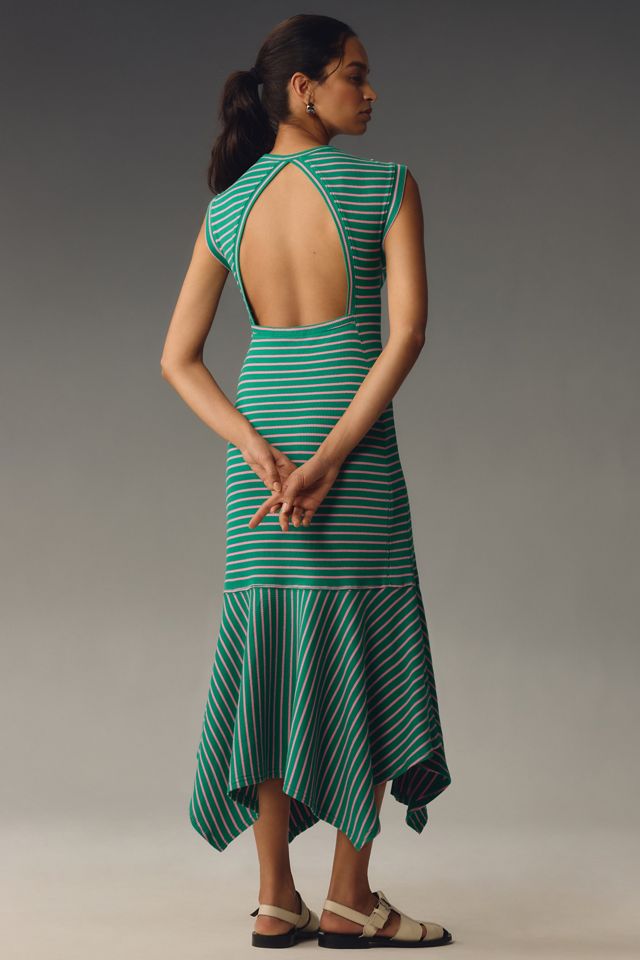 Vestido Maxi Sin Mangas con Recorte de Práctica Diaria #2