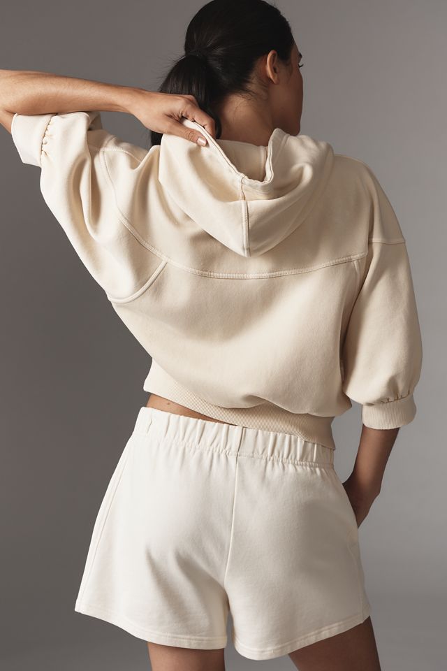Daily Practice Short-Sleeve Zip-Up Hooded Sweatshirt #1