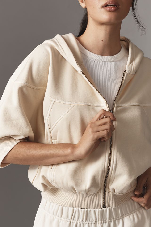 Daily Practice Short-Sleeve Zip-Up Hooded Sweatshirt #3