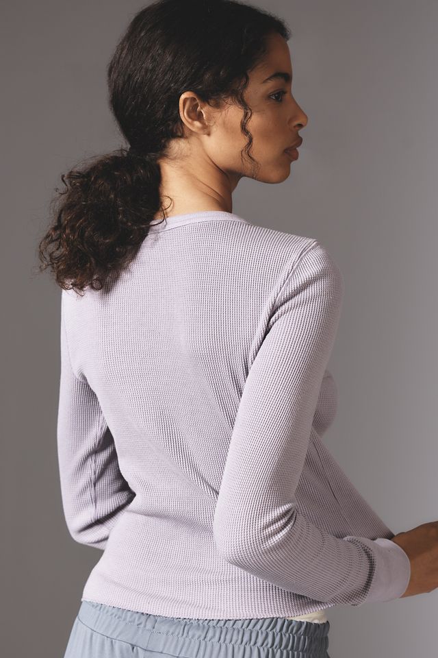 Daily Practice by Anthropologie Thermal Layer Long-Sleeve Top