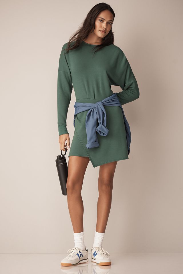 Daily Practice by Anthropologie Long-Sleeve Asymmetrical Mini Dress #2