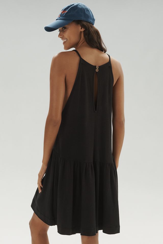 Daily Practice Sleeveless Flounce Drop-Waist Mini Dress #2