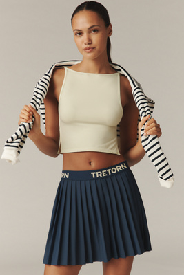 x Anthropologie Pleated Tennis Skirt