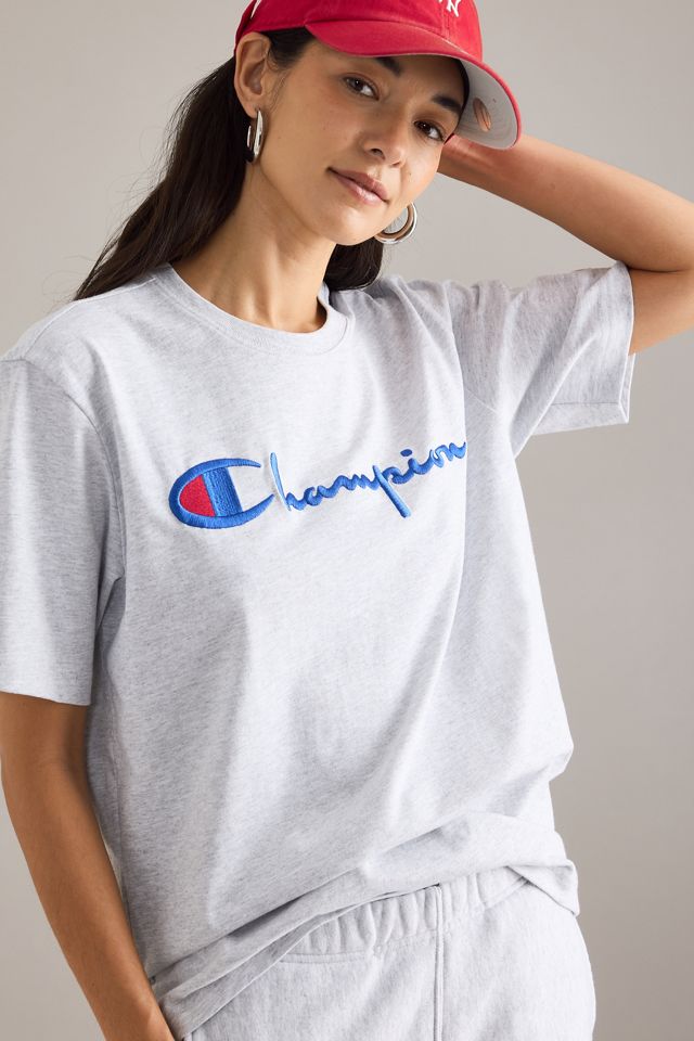 Champion Embroidered Script Logo T-Shirt  #4