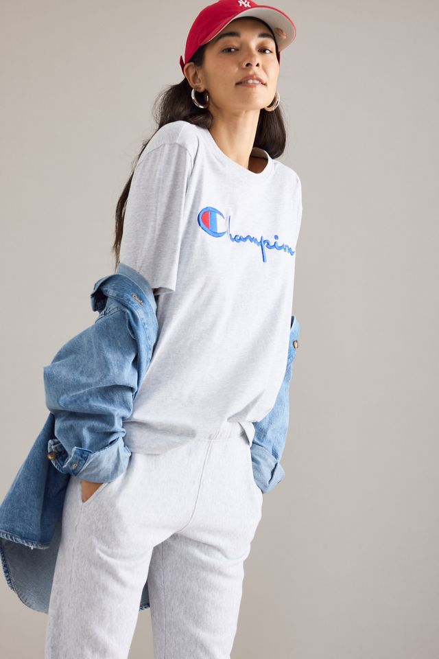 Champion Embroidered Script Logo T-Shirt  #5