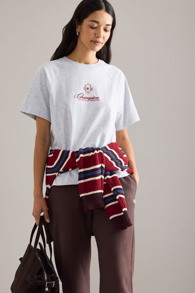 Champion Embroidered Raglan-Sleeve T-Shirt #2