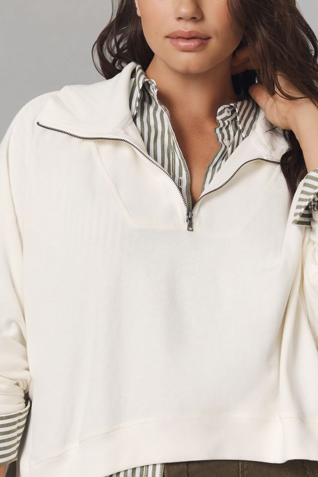 Daily Practice by Anthropologie Half-Zip Pullover #6
