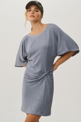 Daily Practice by Anthropologie Side-Twist Mini T-Shirt Dress