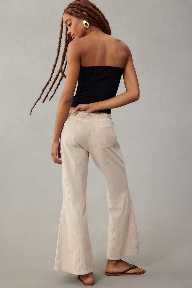 Daily Practice by Anthropologie Drawstring Flare Pants #3