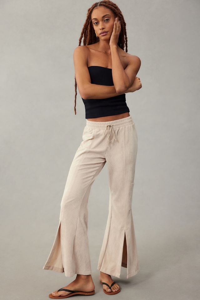 Daily Practice by Anthropologie Drawstring Flare Pants