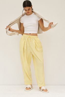 Daily Practice By Anthropologie Aerial Parachute Pants In Yellow