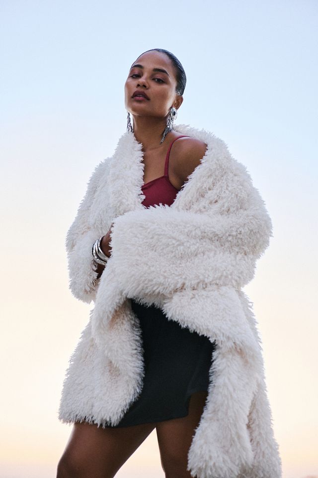 Anthropology Fur Jacket - Size deals 4