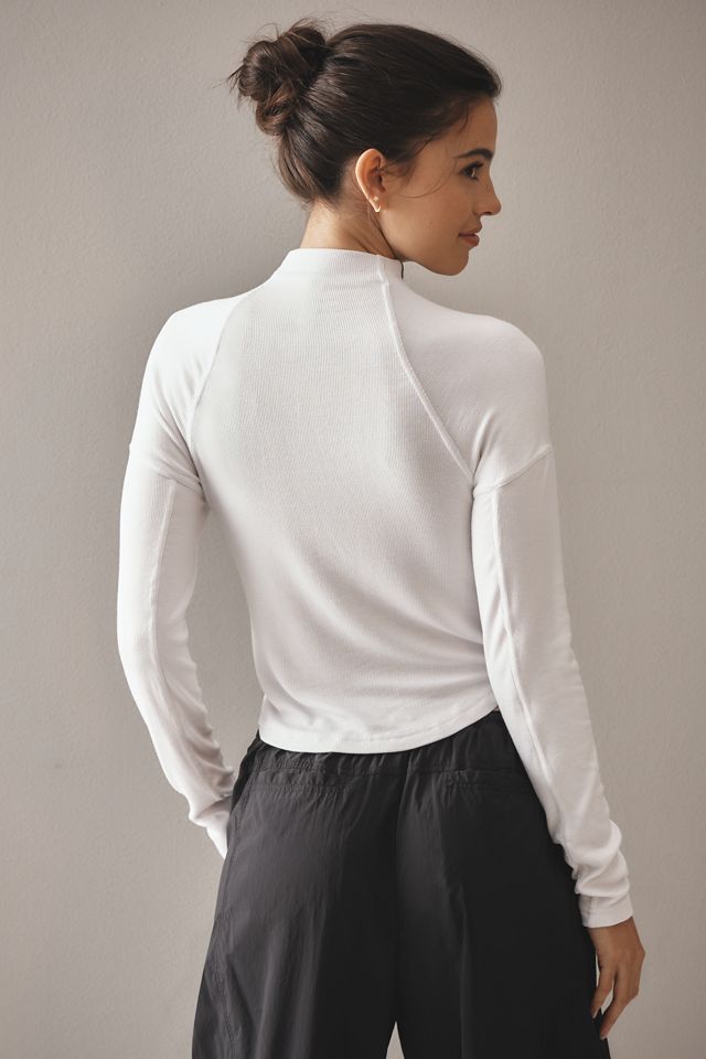 Daily Practice by Anthropologie Racer Stripe Long-Sleeve Top #1