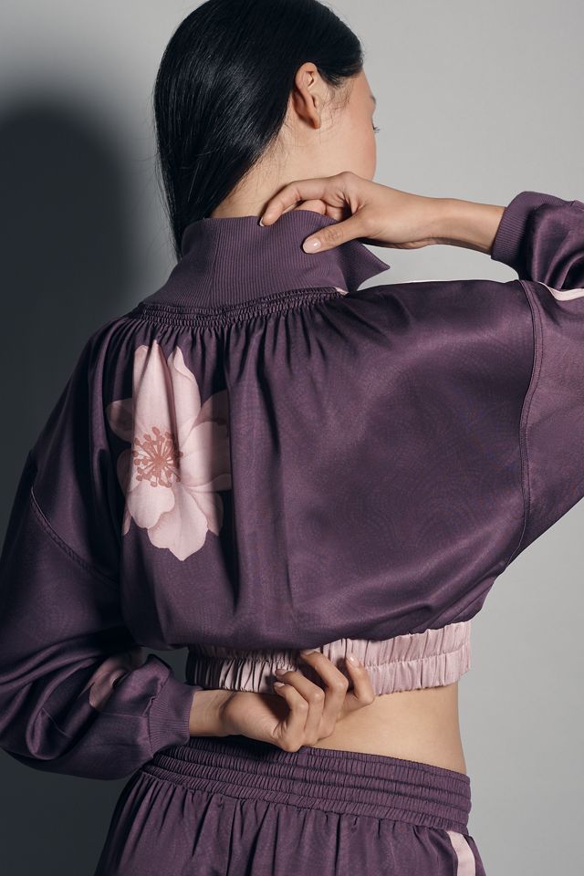 Daily Practice by Anthropologie Mock-Neck Crop Windbreaker Jacket #1