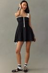 Maeve Halter Twofer Mini Dress