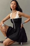 Maeve Halter Twofer Mini Dress