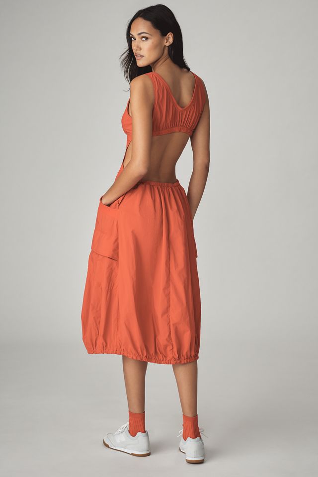 Vestido Midi de Práctica Diaria con Dobladillo de Burbuja Fastpack #1