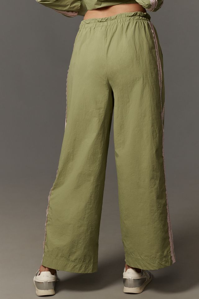 Daily Practice Lace Side-Stripe Track Pants | Anthropologie