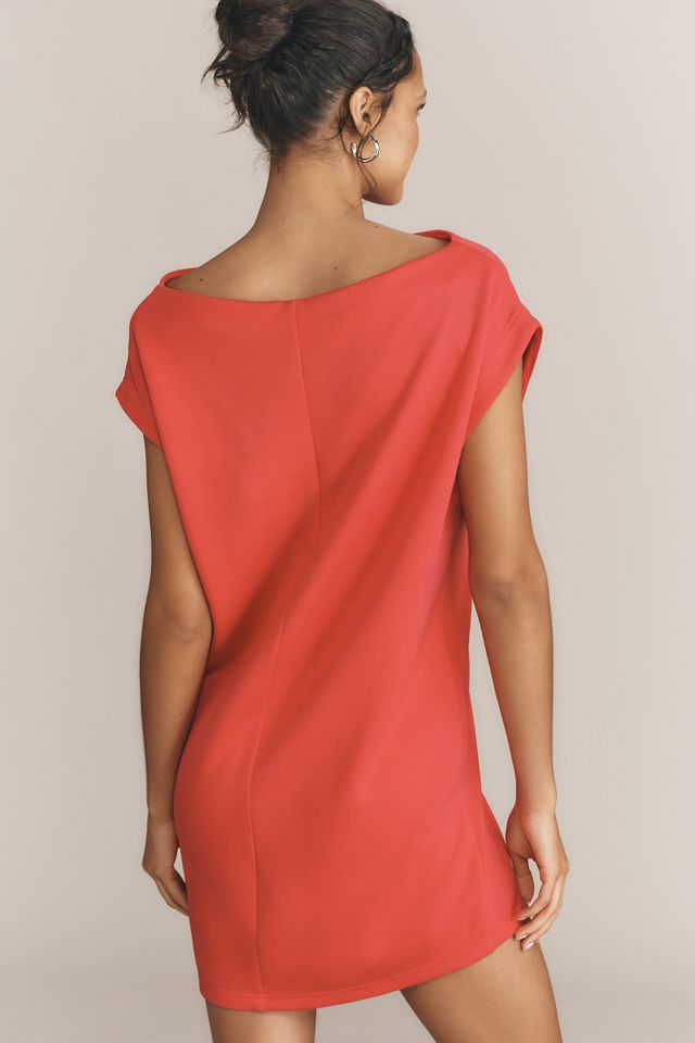 Daily Practice Off-The-Shoulder Neoprene Mini Dress #1