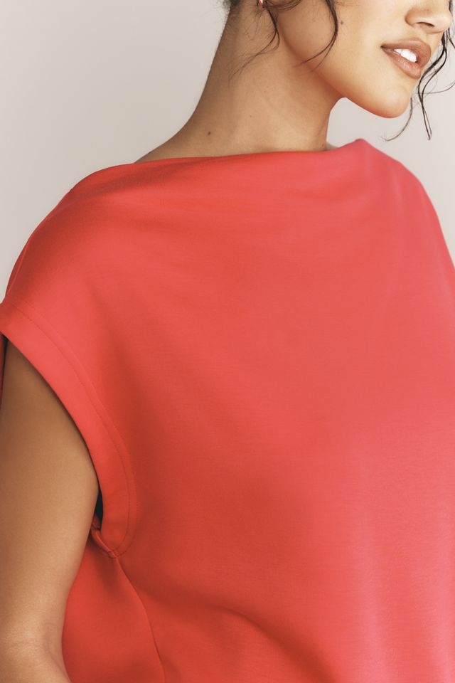 Daily Practice Off-The-Shoulder Neoprene Mini Dress #3