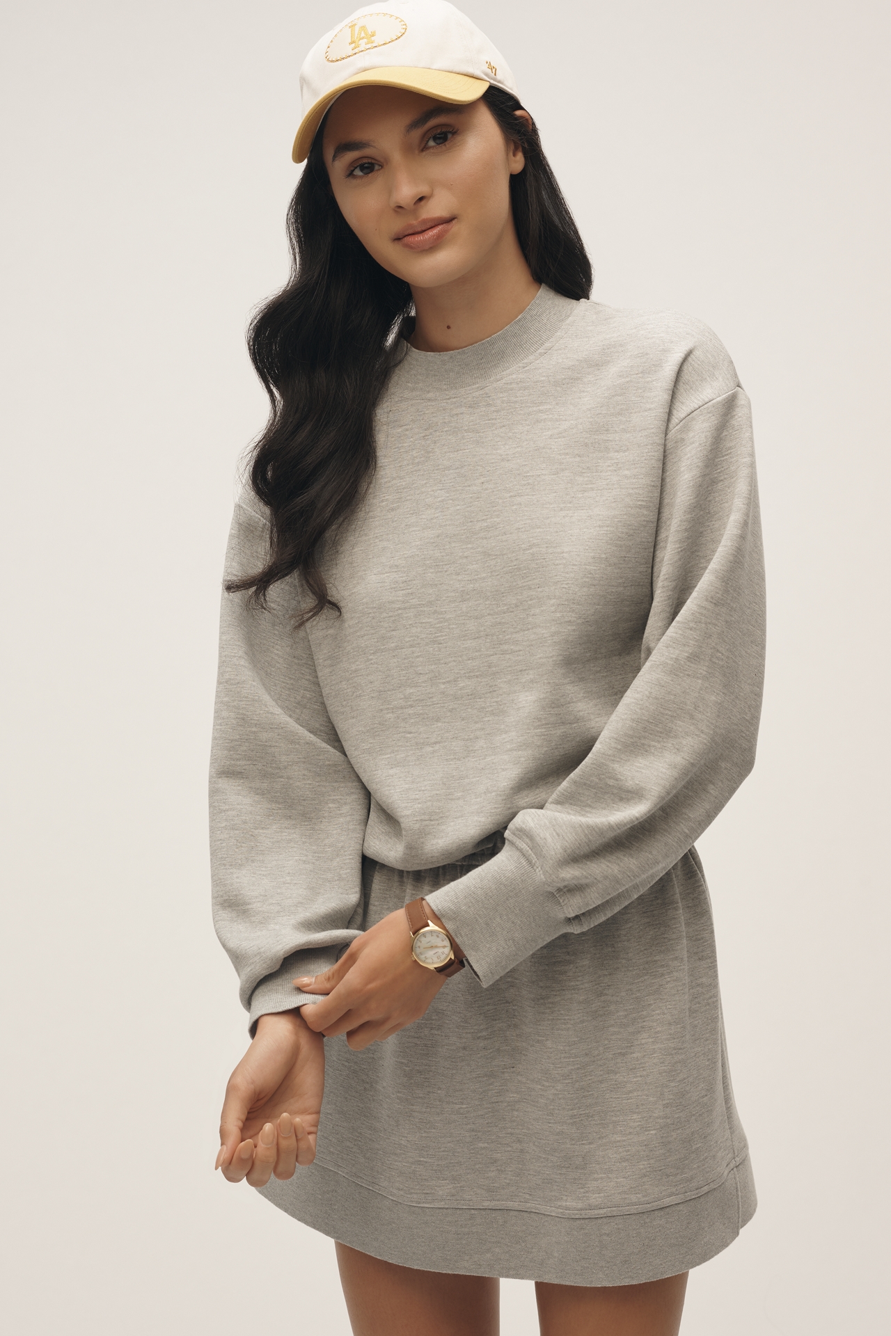 Daily Practice Long-Sleeve Mini Dress