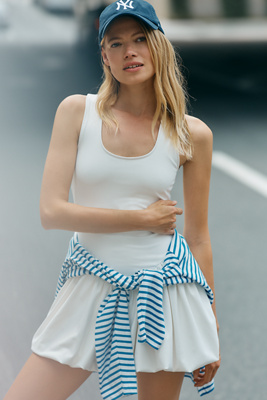Robe mini à taille basque et ourlet à bulles Waypoint en taille: 2XS chez Anthropologie - Daily Practice - Modalova