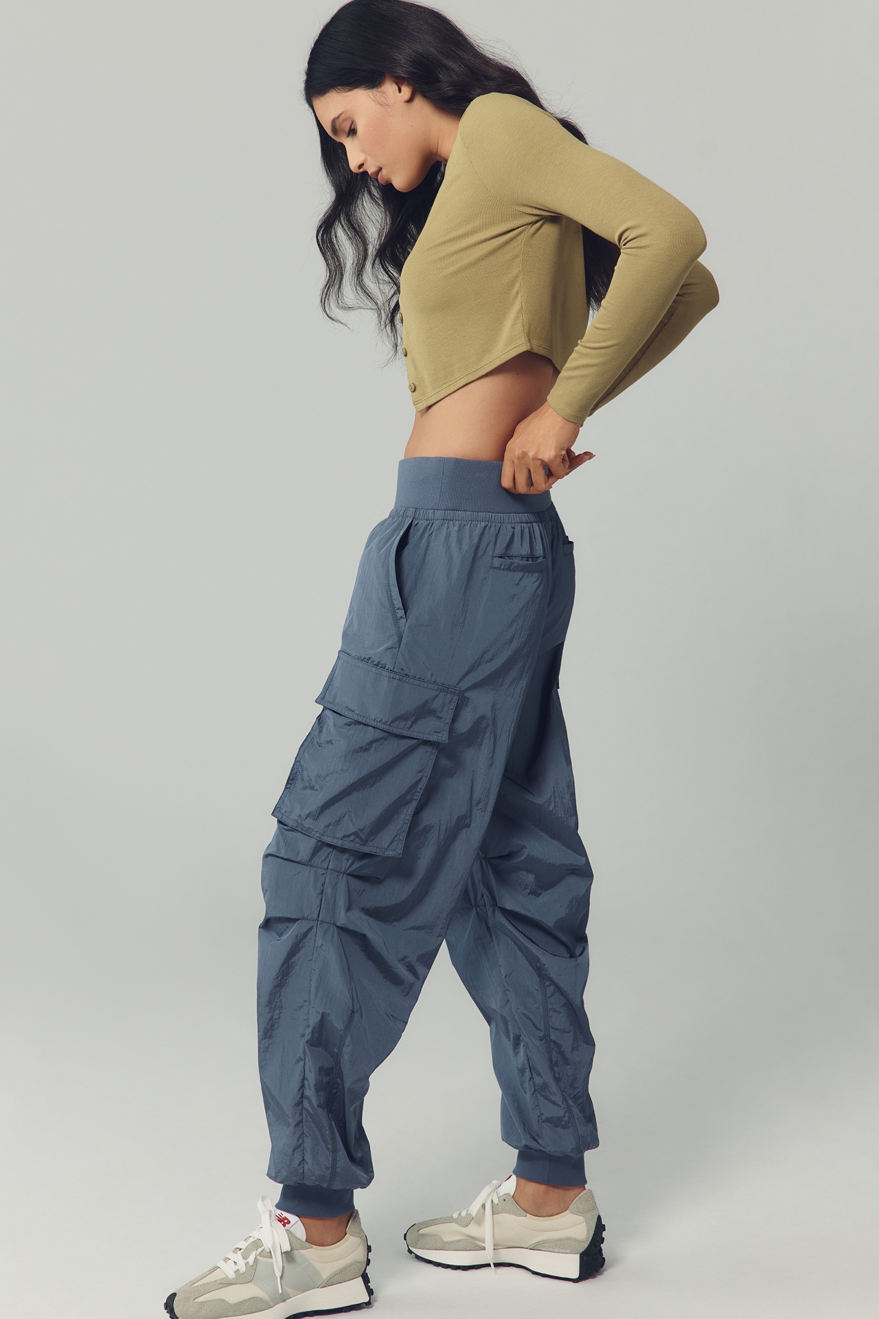 Daily Practice Silky Cargo Pants