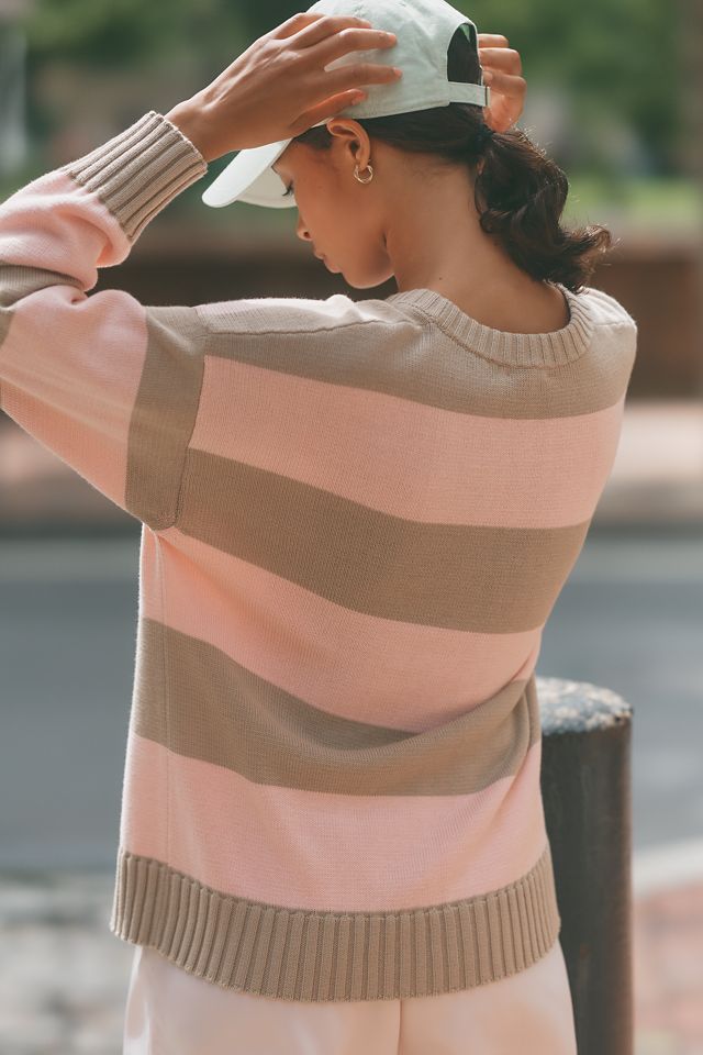 DONNI. The Cotton Knit Crew-Neck Sweater #1