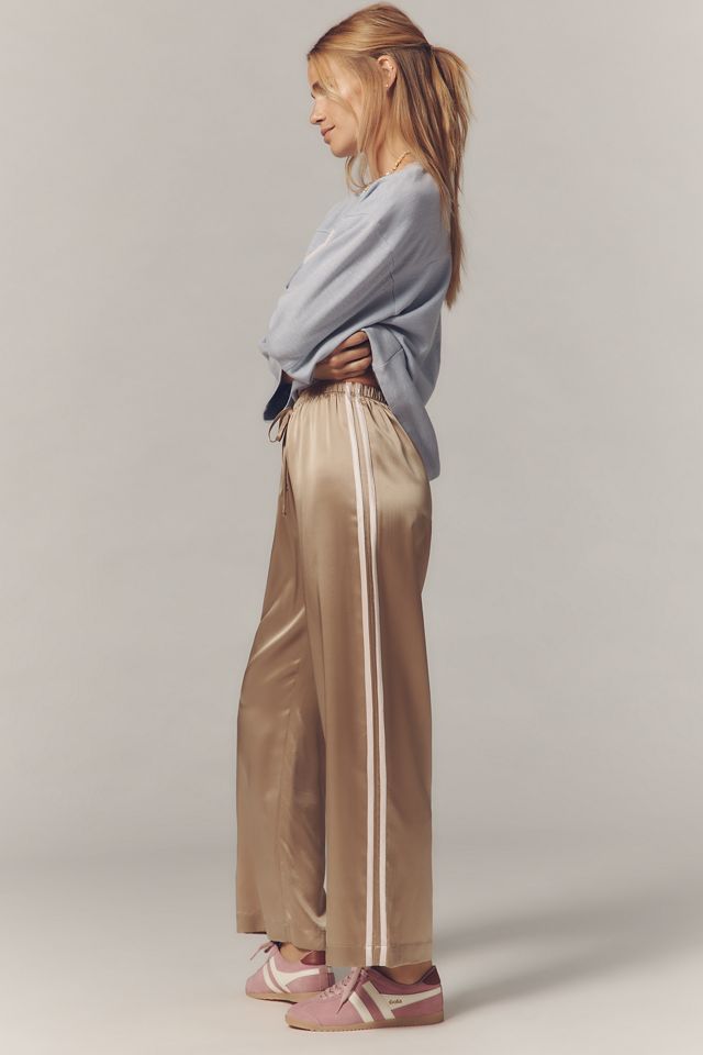 DONNI. The Silk Stripe Crop Pull-On Pants #2