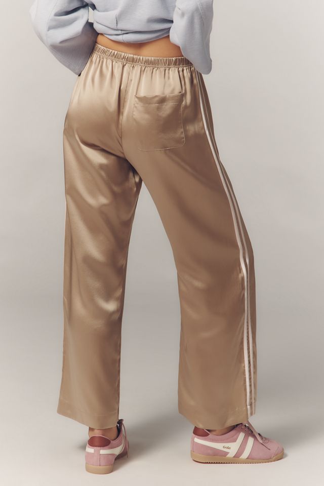 DONNI. The Silk Stripe Crop Pull-On Pants #3