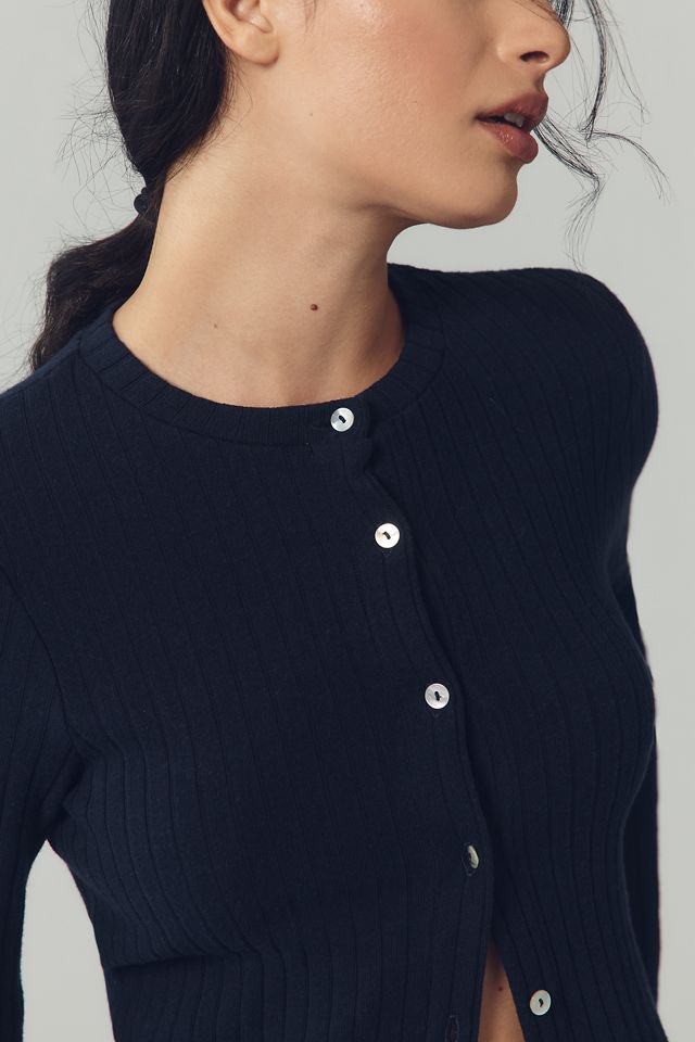 DONNI. Ribbed Cardigan Sweater #3