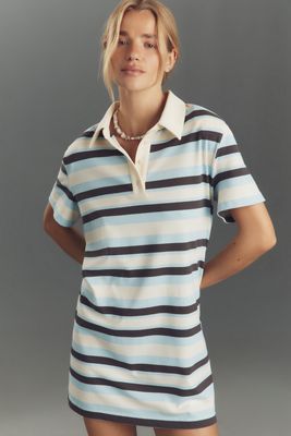 English Factory Short-Sleeve Polo Mini Dress