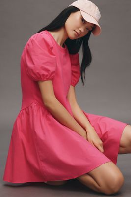 English Factory Short-Sleeve Babydoll Mini Dress