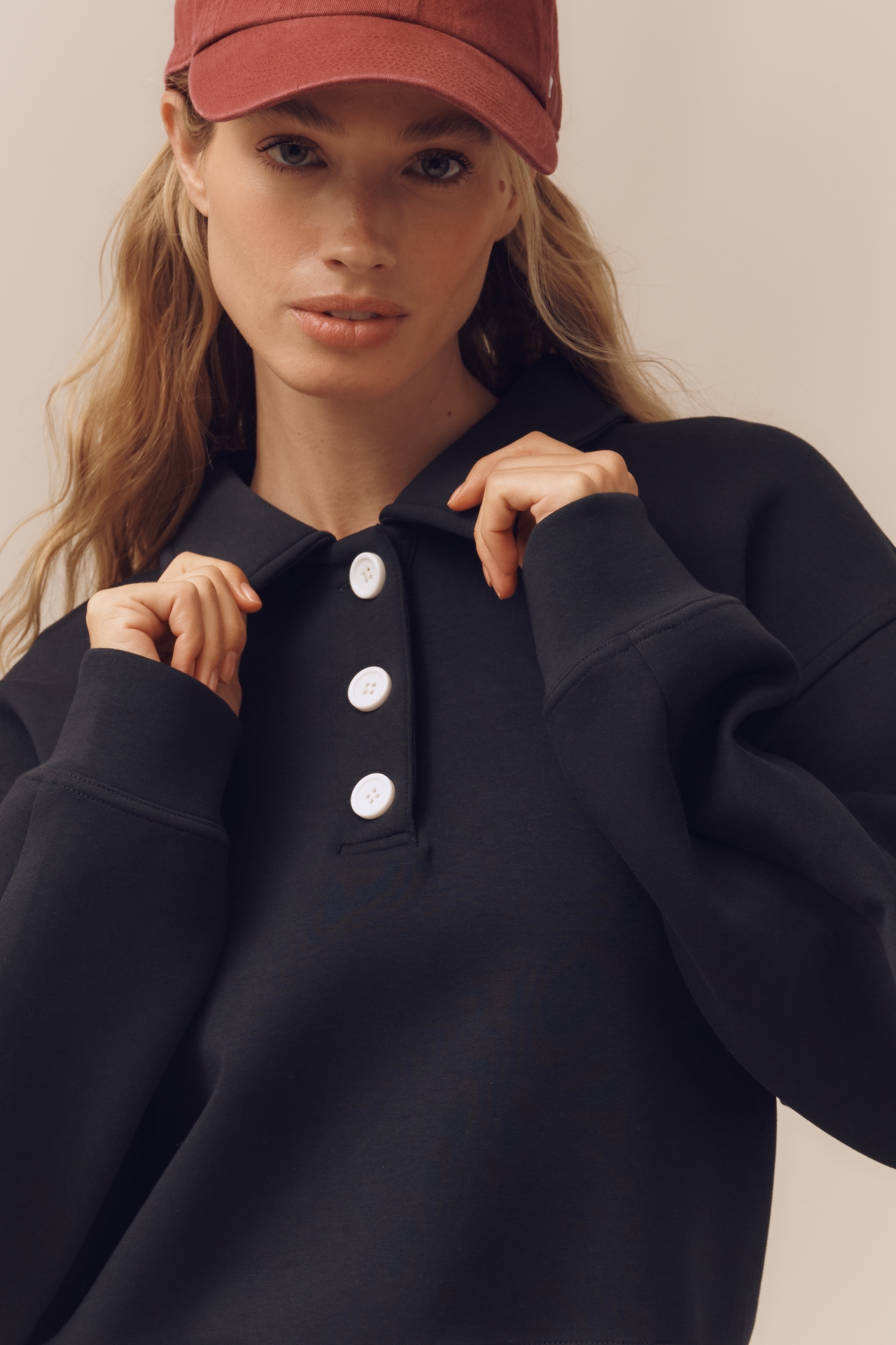 English Factory Polo Sweatshirt