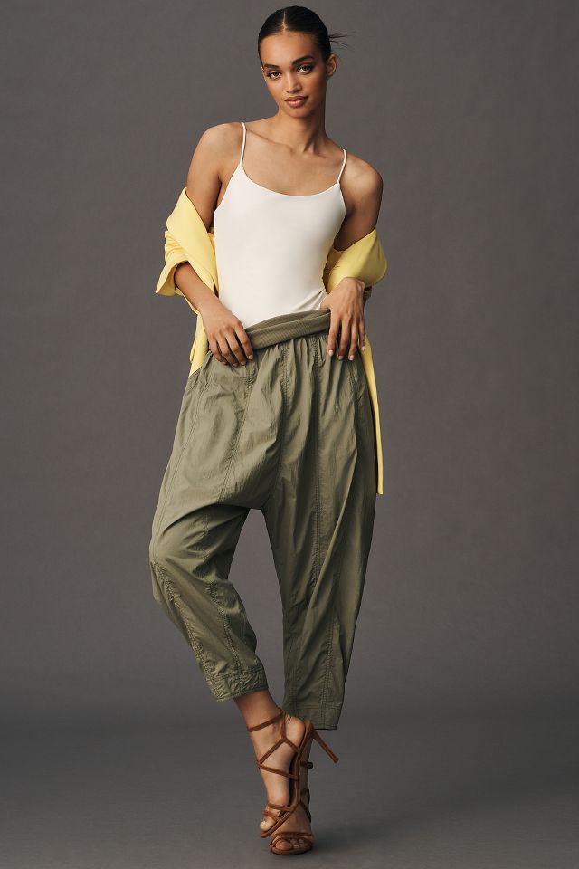 Cropped best sale harem pants