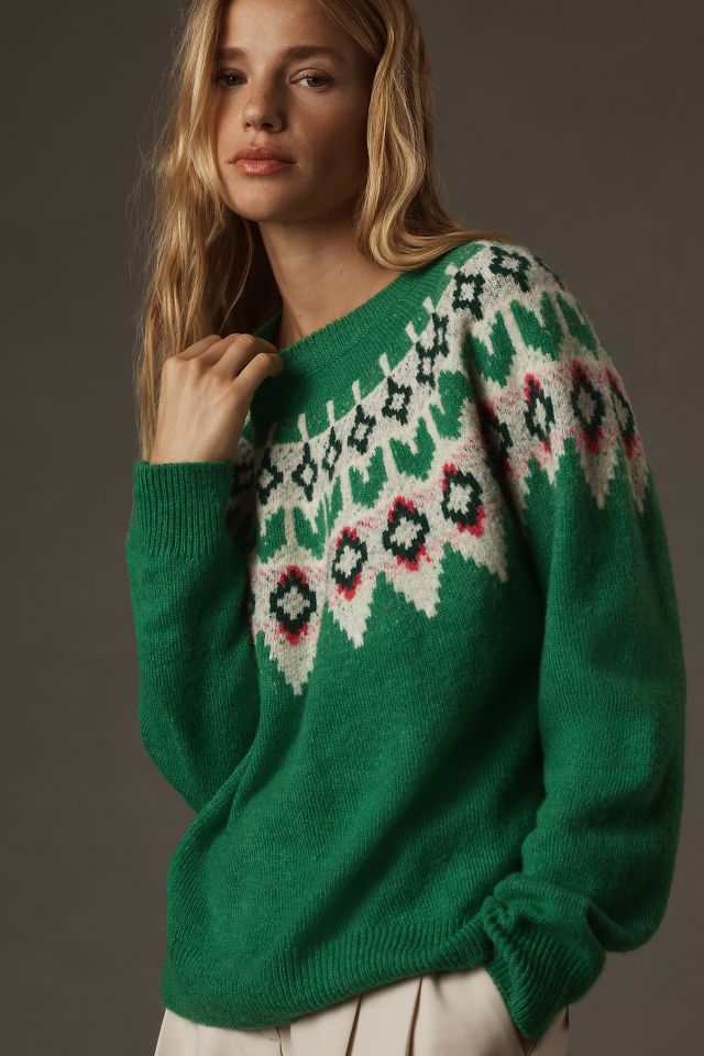 Anthropologie fair isle outlet sweater