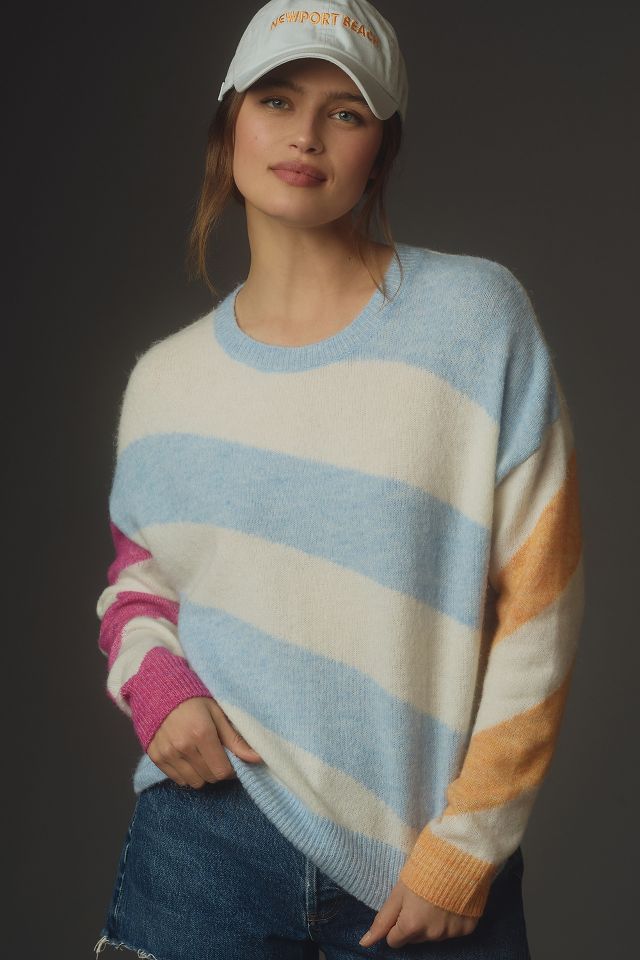 Anthropologie striped cheap sweater