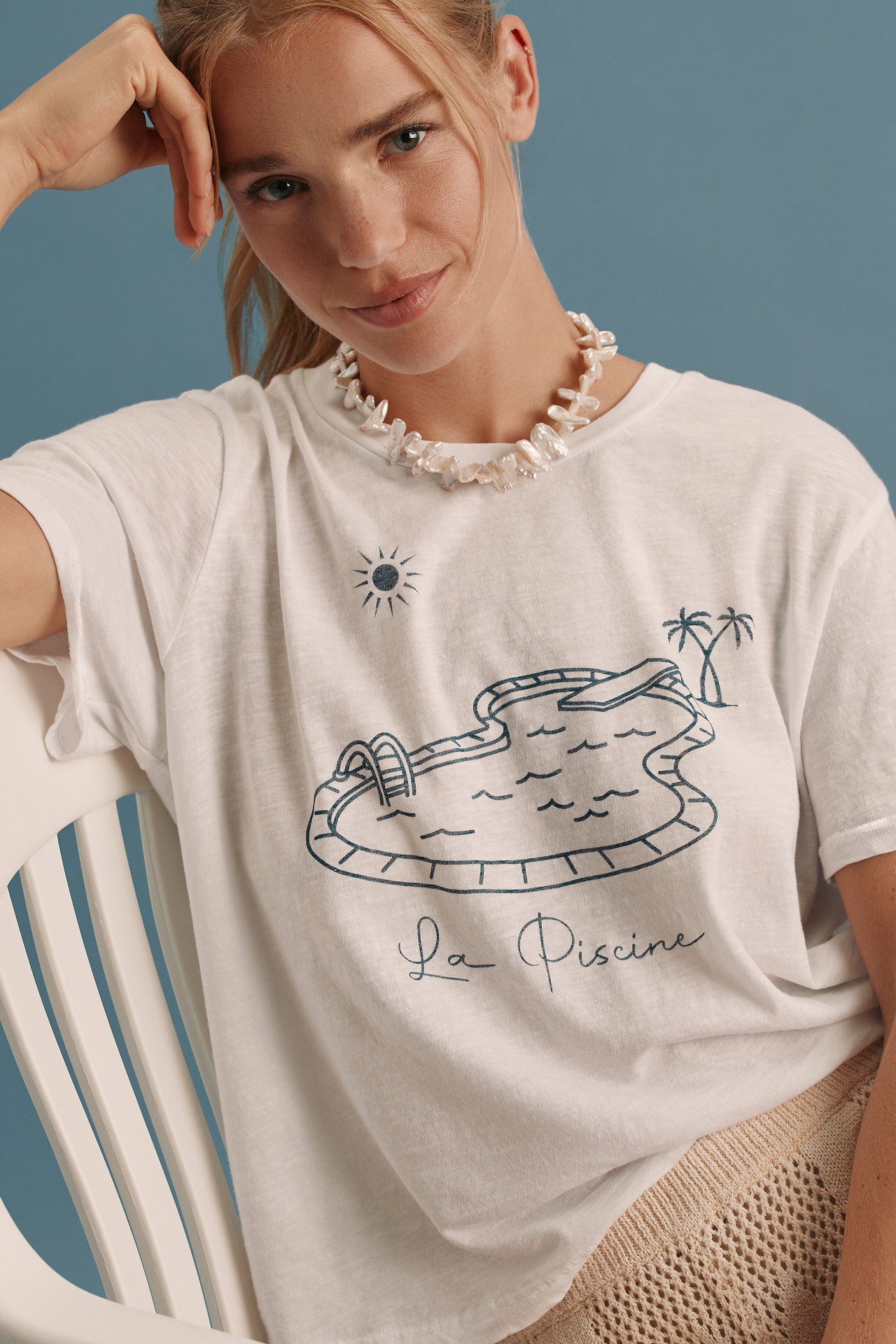 Sundry La Piscine Graphic Tee