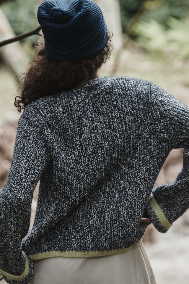 Sundry Long-Sleeve Cardigan Sweater #1