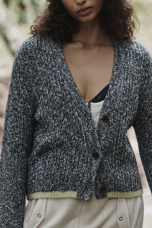 Sundry Long-Sleeve Cardigan Sweater #3