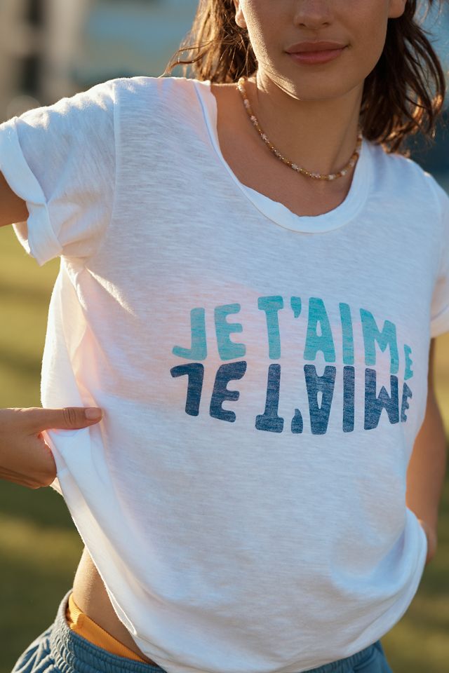 Sundry Je T'aime Graphic Tee #1