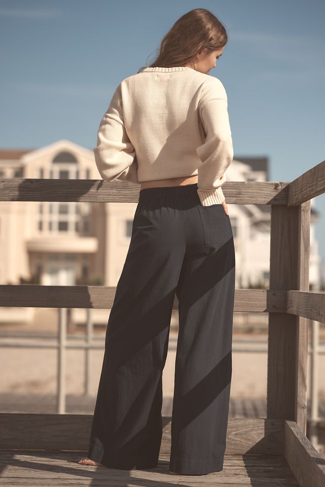 Sundry Lace-Up Wide-Leg Pants #2