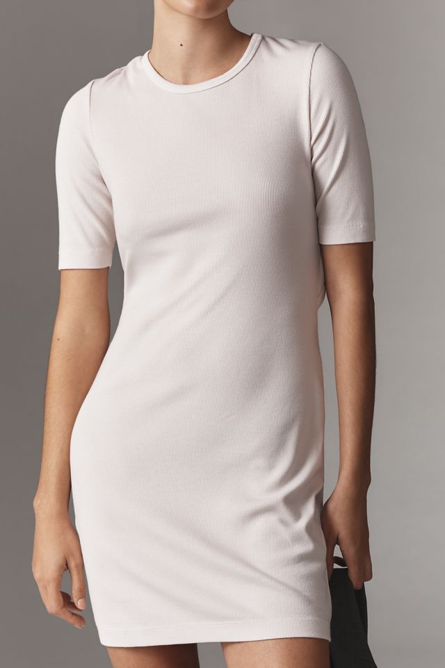 Sundry Ribbed Short-Sleeve Mini Dress #3