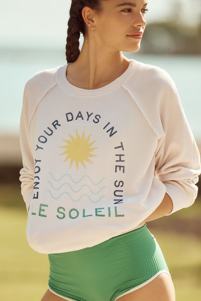 Sundry Le Soleil Graphic Crew-Neck Sweatshirt #2